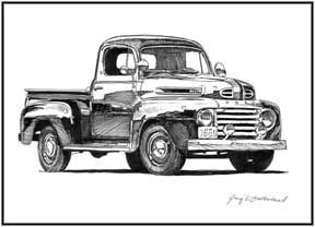 Ford on By Mail   Classics4sale Com Bring You 1950 S Ford Truck Illustrations